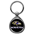 Baltimore Ravens Chrome Key Chain